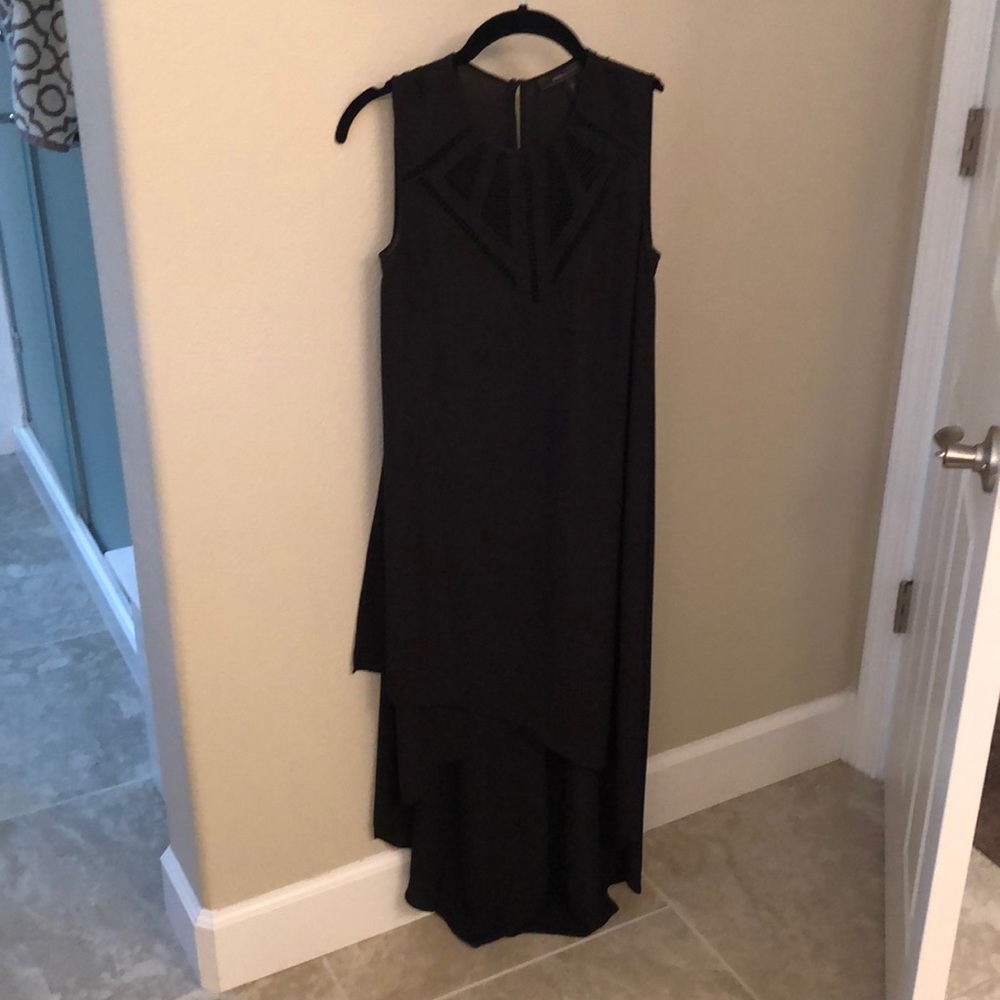 BCBG high low black dress. Worn once!!!